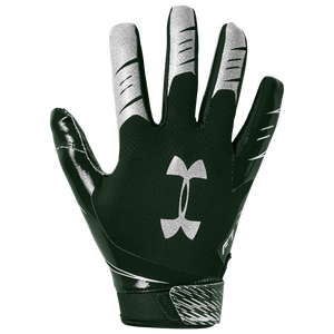 Under Armour F7 Receiver Gloves - Men's - Forest Green/Metallic Silver