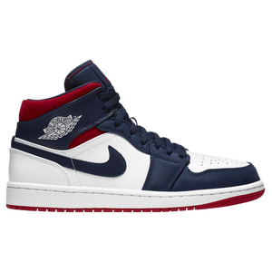 jordan aj 1 mid navy blue