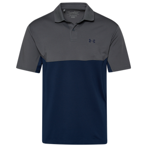 Under Armour Performance 2.0 Colorblock Polo - Men's - Pitch Gray/Academy