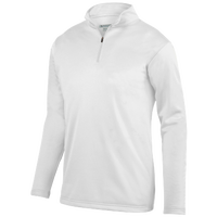 Augusta Sportswear Team Wicking Fleece Pullover - Men's - All White / White