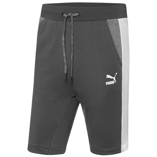 puma fleece shorts mens