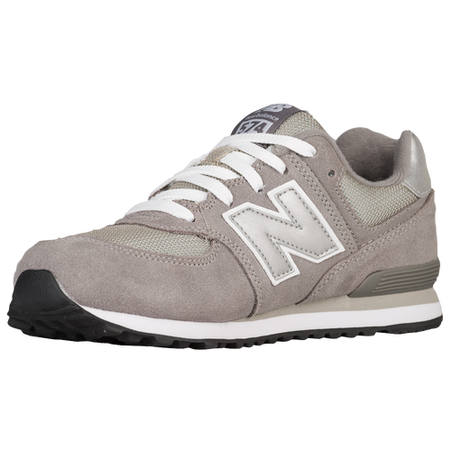 New Balance 574   Boys Grade School   Running   Shoes   Grey/Silver