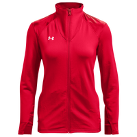 Under Armour Team Command Full Zip Warm-Up Jacket - Women's - Red