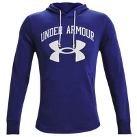 Under Armour Rival Fleece Big Logo Hoodie - Men's - Blue