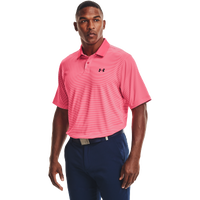 Under Armour Performance Stripe Golf Polo - Men's - Pink