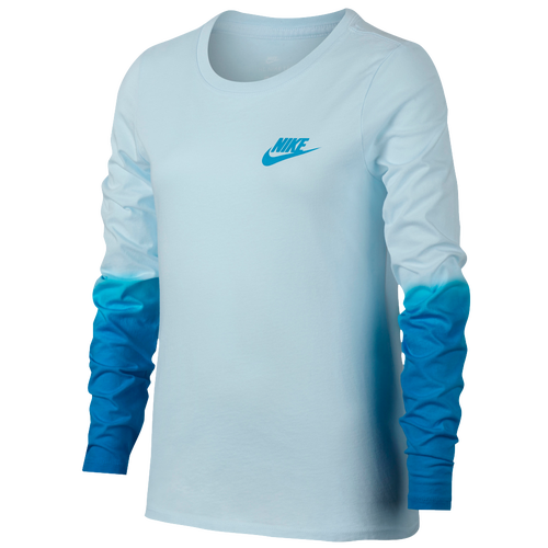 Nike Dip Dye Long Sleeve T Shirt Girls Grade School