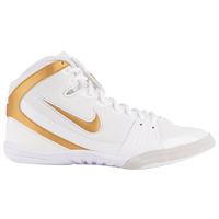 nike white and gold wrestling shoes