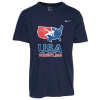 Nike USA Wrestling T-Shirt - Men's - Navy