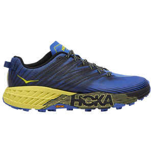 Hoka One One Speedgoat 4 Men S Running Shoes Black Iris Evening Primrose