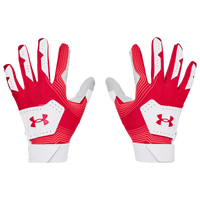 Under Armour Clean Up 21 Batting Glove - Youth - Red / White