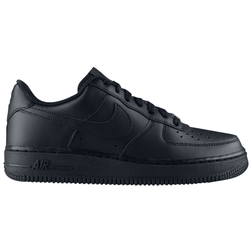 Nike Air Force 1 Low - Boys' Grade School - Basketball - Shoes - Black ...