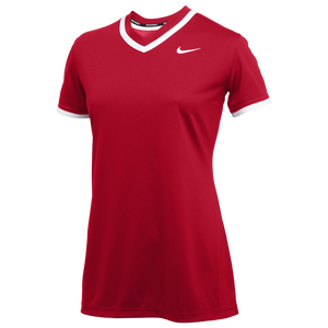 Nike Team Select V-Neck Jersey - Women's - Scarlet/White