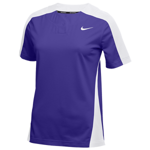 Nike Team Stock Vapor Select 1-Button Jersey - Women's - Purple/White/White
