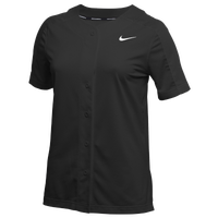 Nike Team Stock Vapor Select Full Button Jersey - Women's - Black