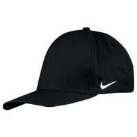 Nike Team Dri-Fit Swoosh Flex Cap - Men's - All Black / Black