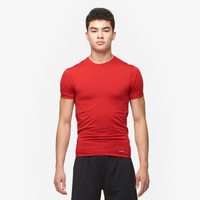 Eastbay EVAPOR Core Compression S/S Football T-Shirt - Men's - Red / Red