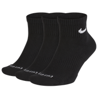 Nike 3 Pack Dri-FIT Plus Quarter Socks - Men's - Black
