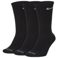 Nike 3 Pack Dri-FIT Plus Crew Socks - Men's - Black