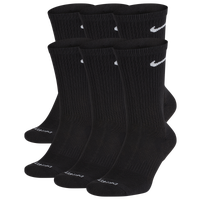 Nike 6 Pack Everyday Plus Cushioned Socks - Men's - Black