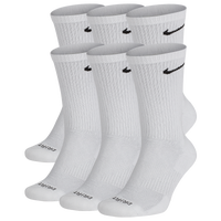 Nike 6 Pack Everyday Plus Cushioned Socks - Men's - White