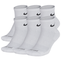 Nike 6 Pack Dri-FIT Plus Quarter Socks - Men's - White