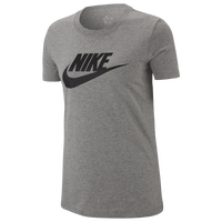 Nike Essential Icon Futura T-Shirt - Women's - Grey