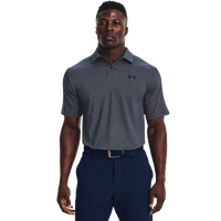 Under Armour T2G Printed Golf Polo - Men's - Grey / Navy