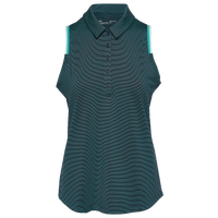 Under Armour Zinger Point S/L Golf Polo - Women's - Green