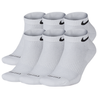 Nike 6 Pack Dri-FIT Plus Low Cut Socks - Men's - White