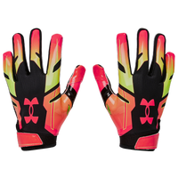 Under Armour Novelty Receiver Gloves - Youth - Pink / Black