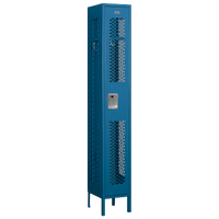 Salsbury Unassembled Single Tier Vented Locker - Blue / Blue