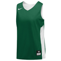 Nike Team Reversible Tank - Boys' Grade School - Dark Green / White