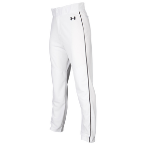 Under Armour Utility Relaxed Piped Pants - Men's - White/Black/Black