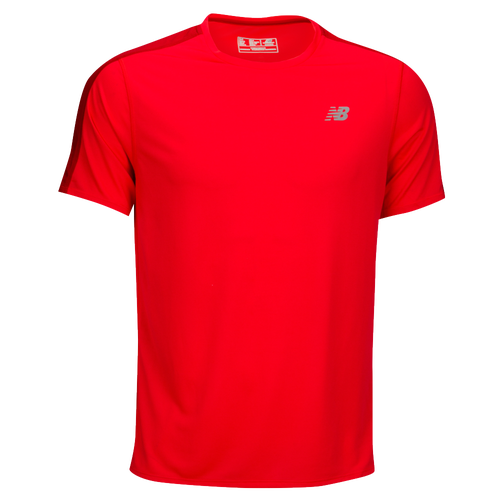 New Balance Accelerate Short Sleeve TShirt Men's Running Clothing Energy Red/Team Red