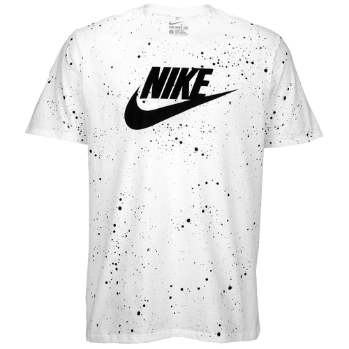 Nike Sparkle Print T-Shirt - Men's - Casual - Clothing - White/Black