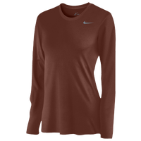 Nike Team Legend Long Sleeve T-Shirt - Women's - Orange / Orange