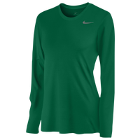 Nike Team Legend Long Sleeve T-Shirt - Women's - Green / Green