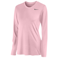 Nike Team Legend Long Sleeve T-Shirt - Women's - Pink / Pink