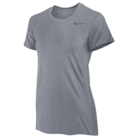 Nike Team Legend Short Sleeve T-Shirt - Women's - Grey / Grey