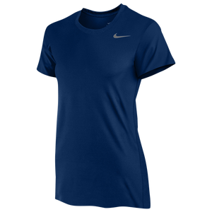 Nike Team Legend Short Sleeve T-Shirt - Women's - College Navy/Cool Grey
