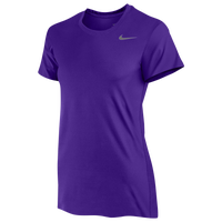 Nike Team Legend Short Sleeve T-Shirt - Women's - Purple / Purple