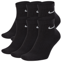 Nike 6 Pack Dri-FIT Cotton Quarter Socks - Men's - Black