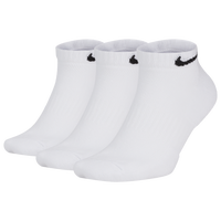 Nike 3 Pack Dri-FIT Cotton Low Cut Socks - Men's - White
