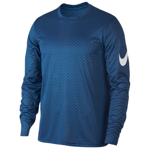 Nike Legend Long Sleeve Top - Men's - Training - Clothing - Gym Blue ...