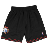 Mitchell & Ness NBA Shorts - Men's - Black / Red