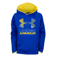 under armour blue and yellow hoodie
