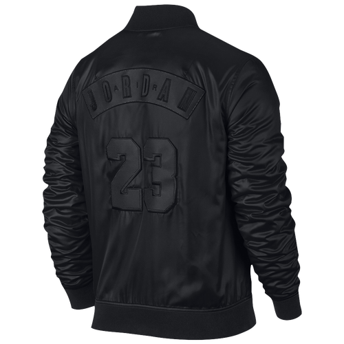 Jordan Retro 6 Bomber Jacket Men's Basketball Clothing Black