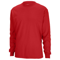 Gildan Team 50/50 Dry-Blend Long Sleeve T-Shirt - Men's - Red / Red