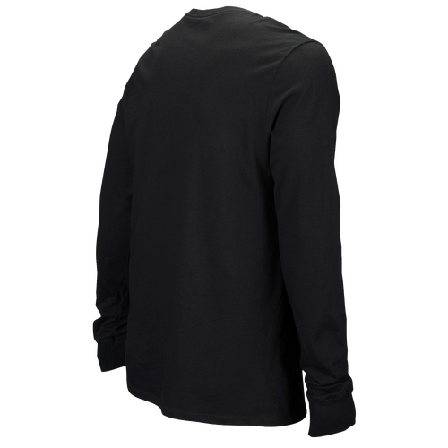 Nike Graphic Long Sleeve T-Shirt - Men's - Casual - Clothing - Black/White