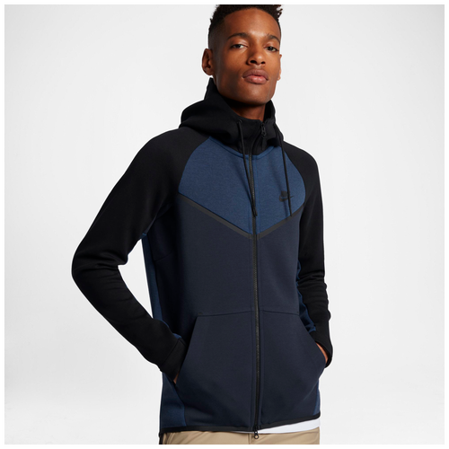 men's nike tech fleece colorblocked windrunner